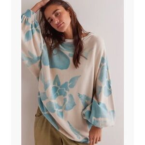 Free People Painters Garden Pullover NWT